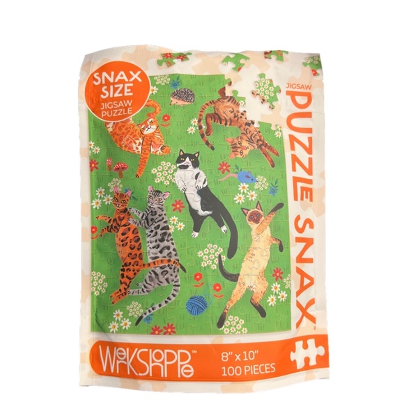 WerkShoppe Other - NWT 100 Piece Cat Puzzle 8x10 Werkshoppe Puzzle Snap